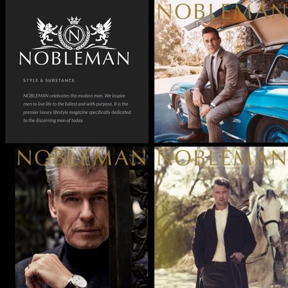 * NIB * $995 Nobleman DI BIANCO Italian US 9 M Peccary * add $15 Cedar Trees main image 7